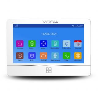 LCD monitor videotelefónu VERIA 8277B séria 2-WIRE biely