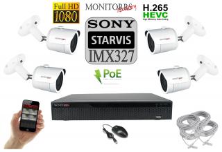 Monitorrs Security STARVIS IP kamerový set 2 M.Pix