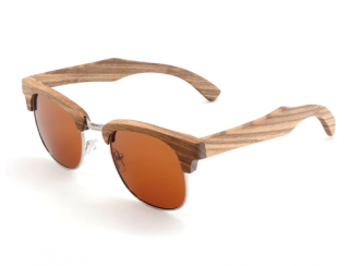 Slnečné drevené okuliare Super módne II