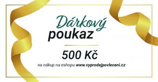 Vianočný darčekový poukaz na 500 Kč Forma poukazu: Elektronický