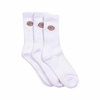 Dickies - Valley Grove Embroidered Sock - 3 PACK - White veľkosť: 43-46