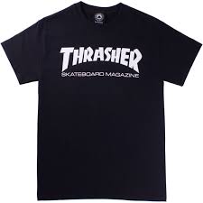 THRASHER - Skate Mag BLACK Tričko M