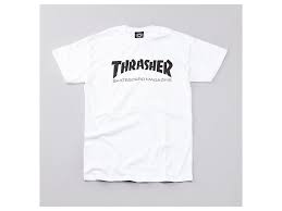 THRASHER - Skate Mag WHITE Tričko