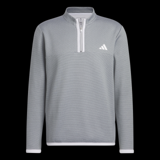 Adidas Microdot 1/4 Zip Golf Mid Layer L white Panske
