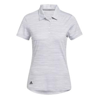 Adidas Space-Dyed Short Sleeve Polo Shirt XL white Damske