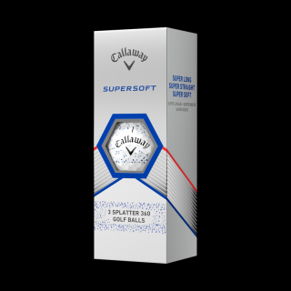 Callaway Limited Edition Supersoft 23 Splatter 360 (3pcs) blue