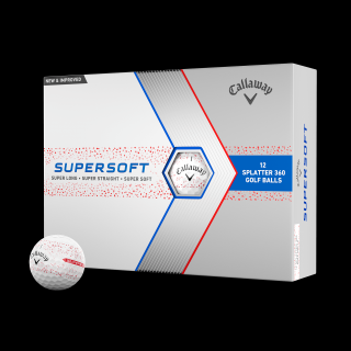 Callaway Limited Edition Supersoft 23 Splatter 360 red