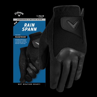 Callaway Rain Spann Glove Ladies (Pair) L black Damske