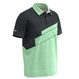 Colmar Men Color Block Polo Abstract S black Panske