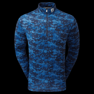 FootJoy Cloud Camo Print Midlayer M blue Panske