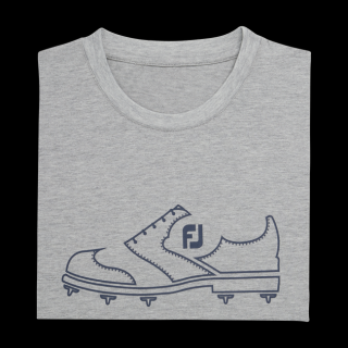 FootJoy Heritage Graphic T-Shirt S grey Panske