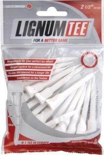 Lignum Tee 62 mm White 16 Pcs white