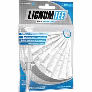 Lignum Tee 72 mm White 12 Pcs white