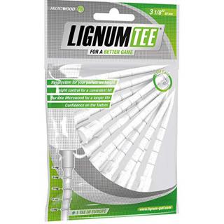 Lignum Tee 82 mm White 12 Pcs white