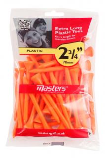 Masters Plastic Tees  Bag 30 2 3/4" orange