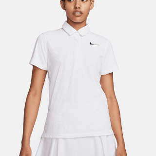 Nike Women Dri-Fit ADV Tour Short Sleeve Polo S white Damske