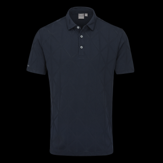 Ping Lenny Men's Jacquard Polo Shirt M blue Panske