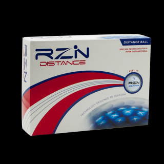 RZN Distance 3-Piece Golf Balls white
