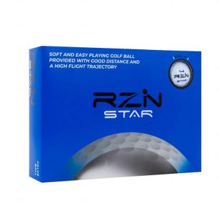 RZN Star 2-Piece Golf Balls white