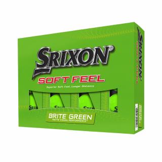 Srixon Soft Feel Brite Balls 2023 green