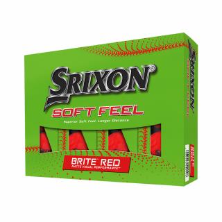 Srixon Soft Feel Brite Balls 2023 red