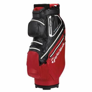 TaylorMade 23 Storm Dry Waterproof Cart Bag red unisex