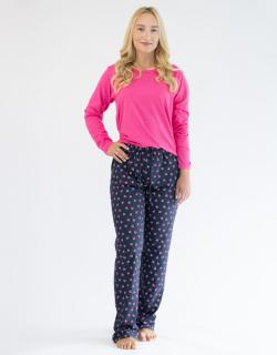 Dámske pyžamo GINA 19137 VEĽKOSŤ: 2XL, FARBA: Červená 19137