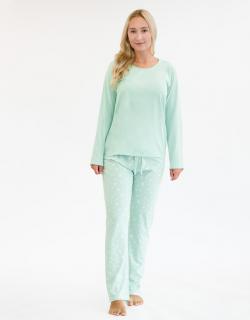 Dámske pyžamo GINA 19161 VEĽKOSŤ: 2XL, FARBA: Aqua