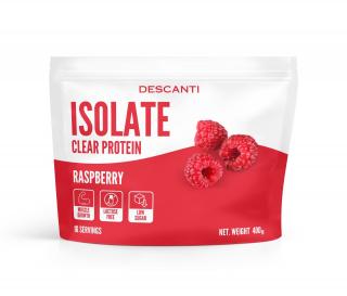 Clear protein isolate raspberry 400g - Descanti