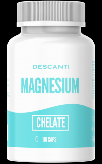 Magnesium chelate 800 pure  - 110caps Descanti