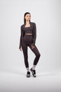 Športový 3 dielny set motion performance tmavá sivá Veľkosť: S, Produkt: Legíny