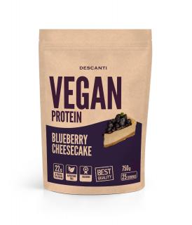 Vegan protein isolate blueberry cheesecake 750g - Descanti