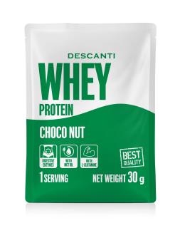 Whey protein - Descanti príchuť: Choco nut, Velkost balenia: 30g