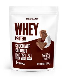 Whey protein - Descanti príchuť: čokoláda kokos, Velkost balenia: 30g