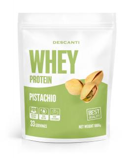 Whey protein - Descanti príchuť: Pistácia, Velkost balenia: 1000g