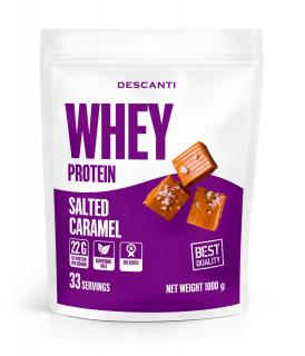 Whey protein - Descanti príchuť: slaný karamel, Velkost balenia: 1000g