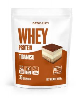 Whey protein - Descanti príchuť: tiramisu, Velkost balenia: 1000g