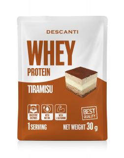 Whey protein - Descanti príchuť: tiramisu, Velkost balenia: 30g