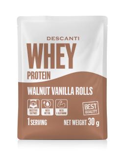 Whey protein - Descanti príchuť: Walnut vanilla rolls, Velkost balenia: 30g