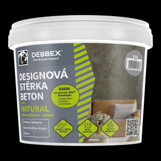 Dizajnová stierka betón, natural - šedá 5 kg