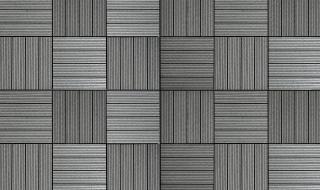 WPC podlahové dlaždice 30x30 cm, sivá (balenie)