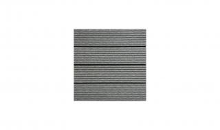 WPC podlahové dlaždice 30x30 cm, sivá, GST201_VZORKA
