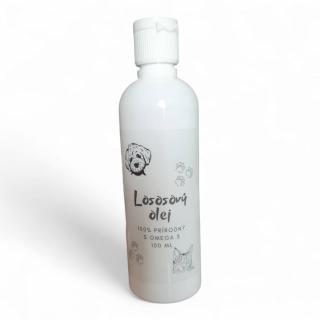 OGF 100% Lososový olej pre psov, mačky podpora srsti a imunity Objem: 100 ml, Dávkovač: Žiadne