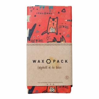 OGF WAXOPACK voskové obrúsky obal na jedlo chleba, syry, ovocie, zelenina Veľkosť: L (37x34 cm), Vzor: Detský (zvieratká)