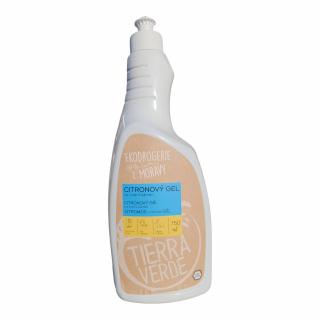 Tierra Verde Citrónový gél na vodný kameň – účinný prírodný čistič s citrónovou silicou Objem: 750 ml