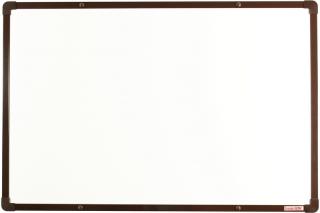 Biele keramické tabule boardOK 60 x 90 cm farba rámu: hnědá