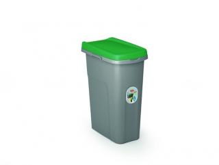 Odpadkový kôš na triedenie odpadu HOME ECO SYSTEM 25 litrov zelený