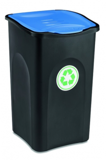 Odpadkový kôš na triedený odpad Ecogreen 50 L - modrý