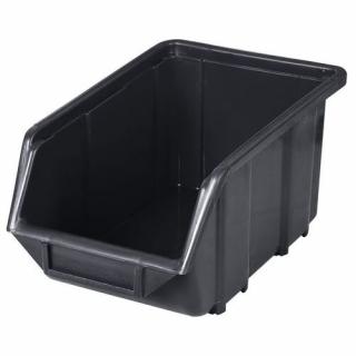 Plastové boxy Ecobox medium 12,5 x 15,5 x 24 cm Jméno: Plastový box Ecobox medium 12,5 x 15,5 x 24 cm, černý