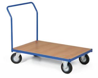 Plošinový vozík, jedno madlo, 200 kg, kolesá 125 mm